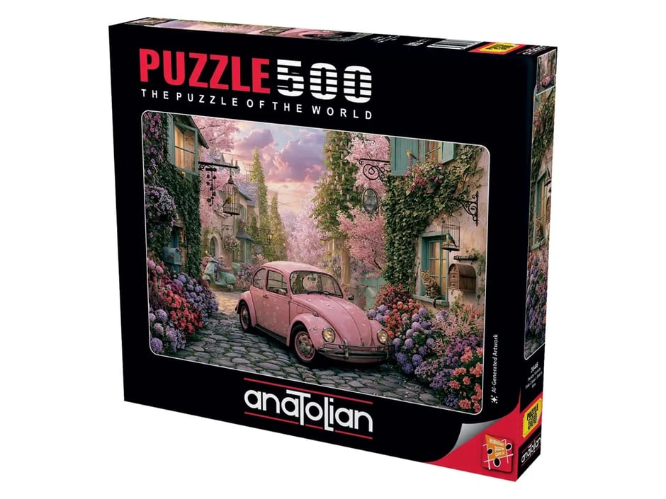 Pembe Vosvos - 500 Parça Puzzle - 3646