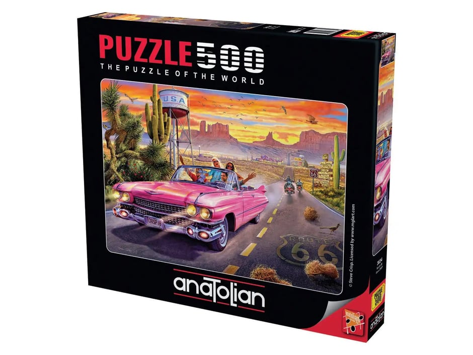 Route 66  - 500 Parça Puzzle - 3634