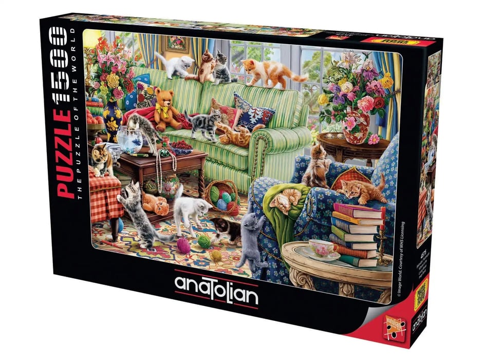 Salondaki Yaramazlar  - 1500 Parça Puzzle - 4575