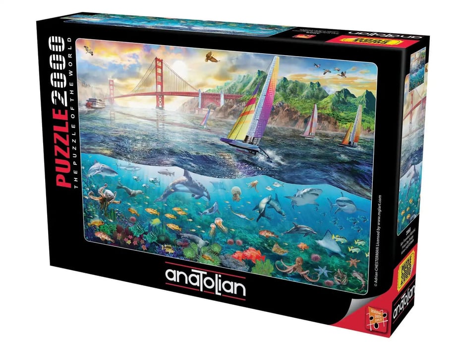 San Francisco Köprüsü - 2000 Parça Puzzle 