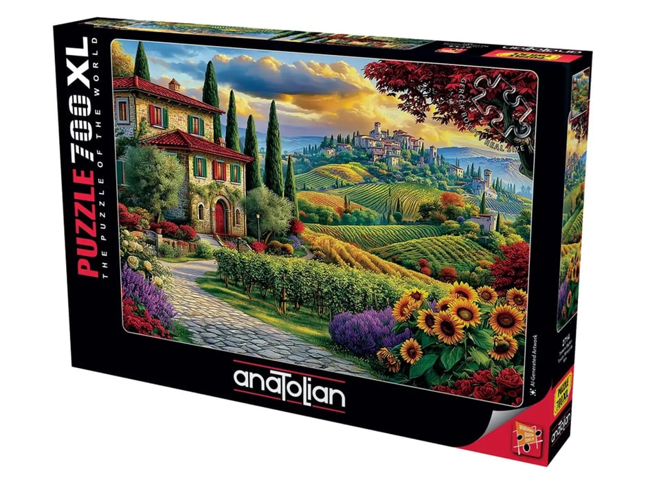 Toskana Bağları - 700 Parça Puzzle - 2714