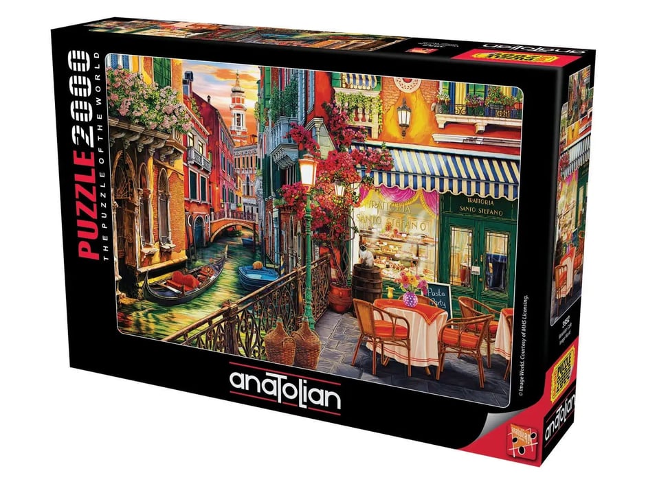 Venetian Cafe  - 2000 Parça Puzzle - 3952