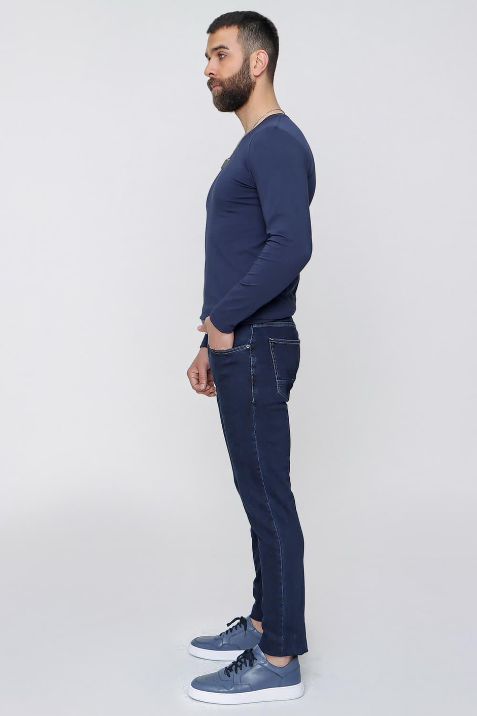 092 Lacivert Jean Pantolon