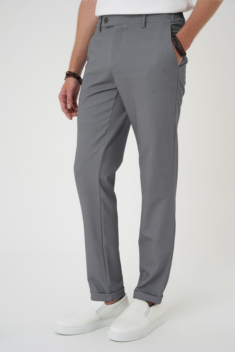 Comfort Fit Rahat Kalıp Beli Lastikli Siyah Jogger Pantolon  P 1181