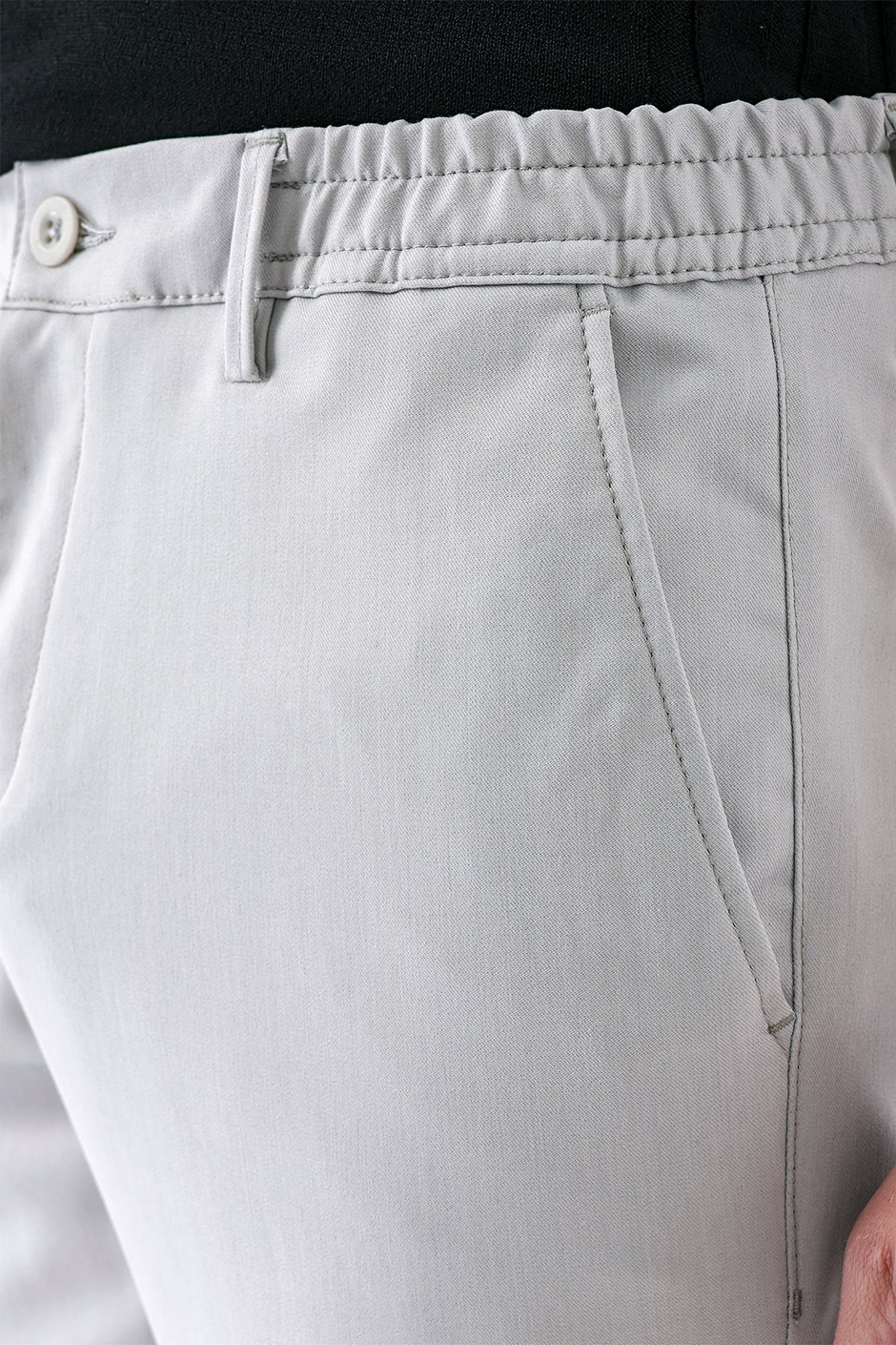 Comfort Fit Yan Cep Beli Lastikli Esnek Pamuk Taş Jogger Pantolon P 1143