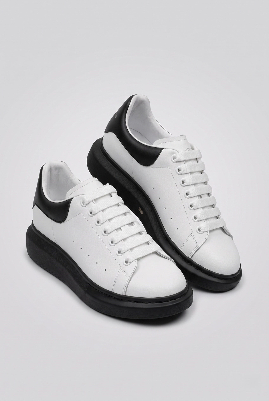 Kalın Eva Tabanlı Bağcıklı Çift Renk Beyaz Sneaker Ayakkabı 2026-12