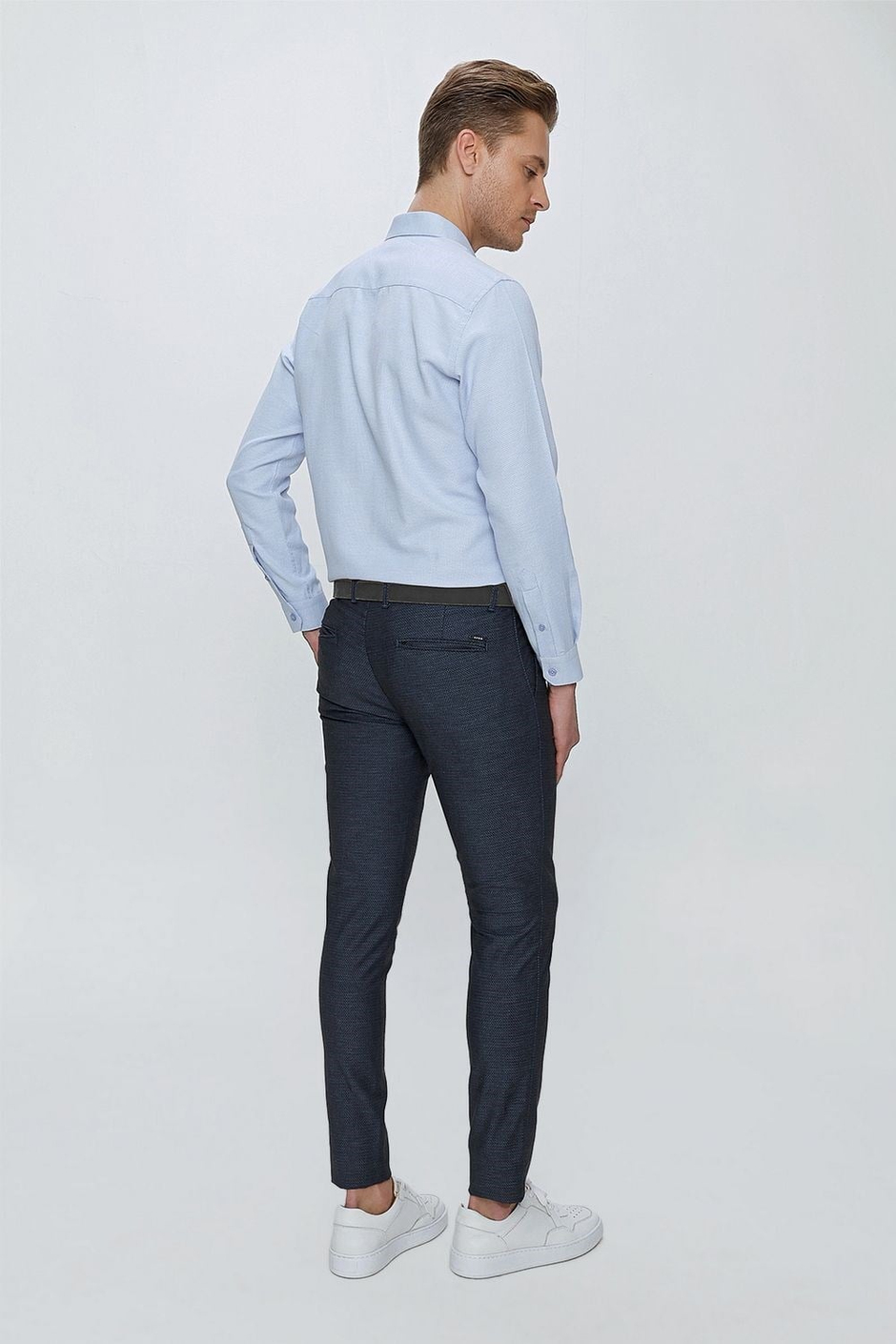 P 1111 Slim Fit Lacivert Spor Pantolon