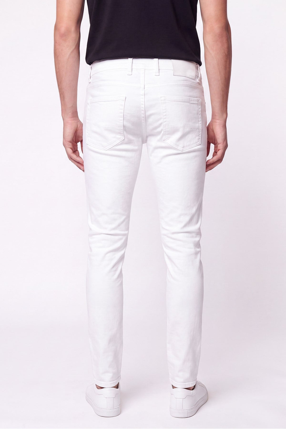 Slim Fit Beyaz Jean Kot Pantolon   PNT 098  