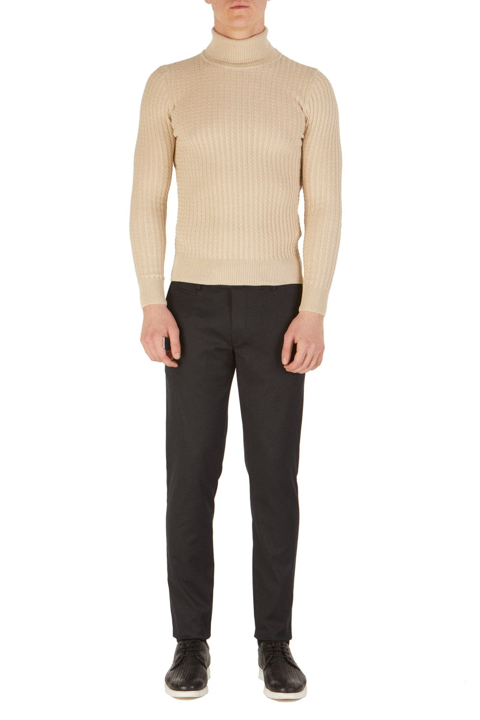 Slim Fit Pilesiz Yan Cepli Esnek Pamuklu Lacivert Pantolon P 1052