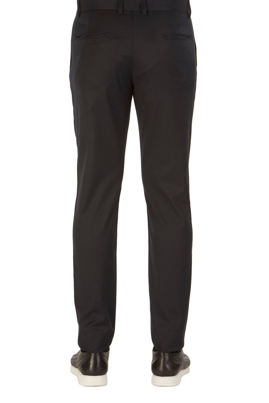 Slim Fit Pilesiz Yan Cepli Esnek Pamuklu Lacivert Pantolon P 1052