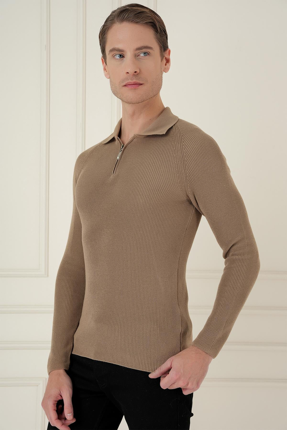 TR 878 TRİKO SLİM FİT VİZON BASİC