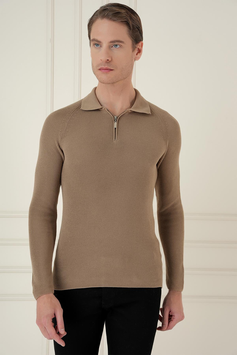 TR 878 TRİKO SLİM FİT VİZON BASİC