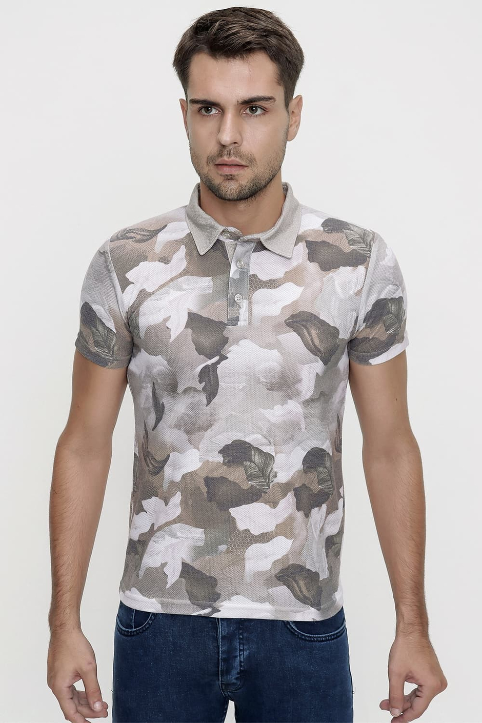TS 804 Slim Fit Kahve Spor T-Shirt