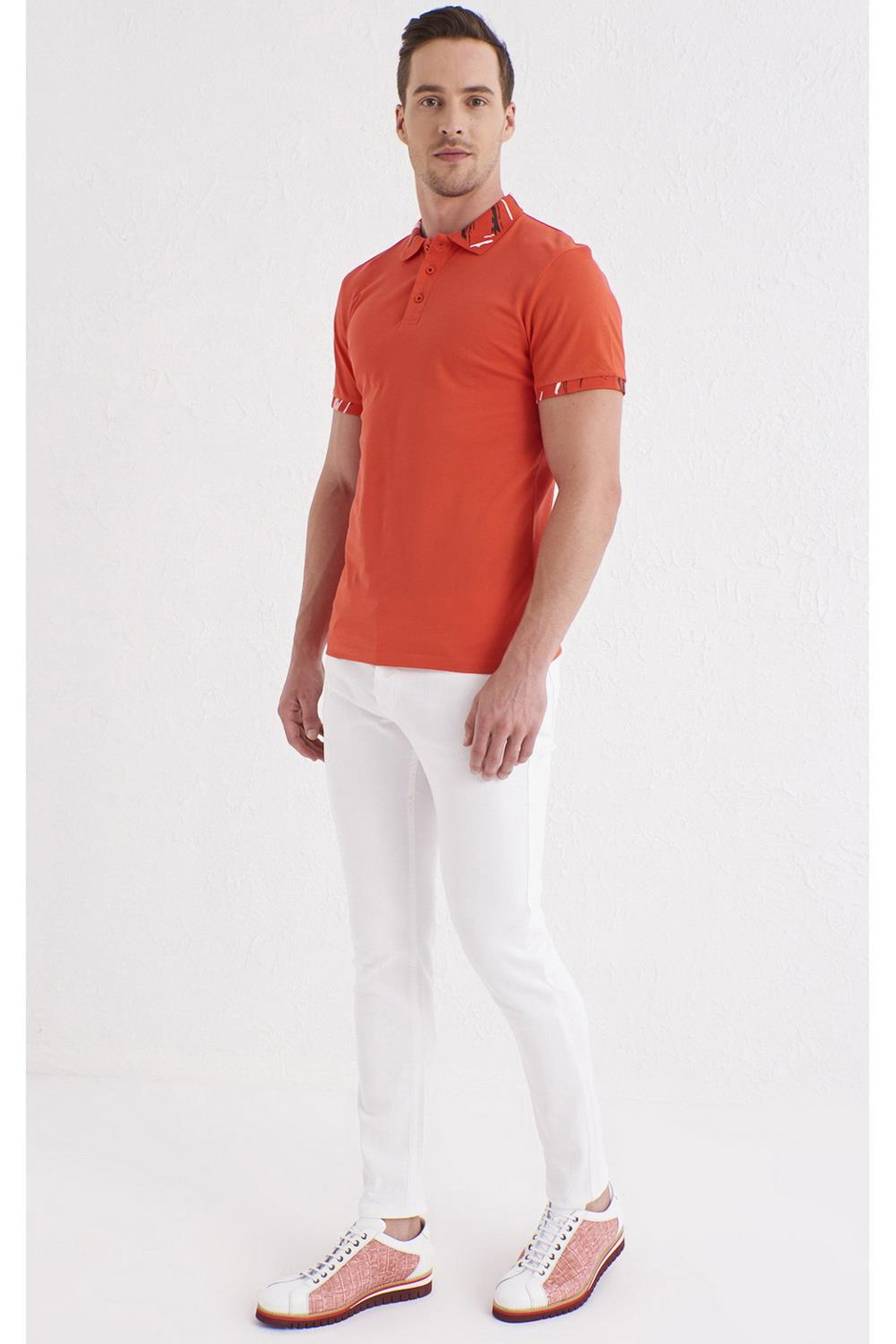 064 Slim Fit Beyaz Jean Pantolon