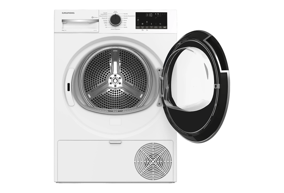 Grundig Gpdh 8634 8 Kg Beyaz Çamaşır Kurutma Makinesi (D)