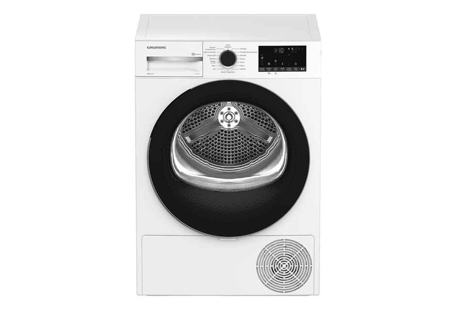 Grundig Gpdh 8634 8 Kg Beyaz Çamaşır Kurutma Makinesi (D)