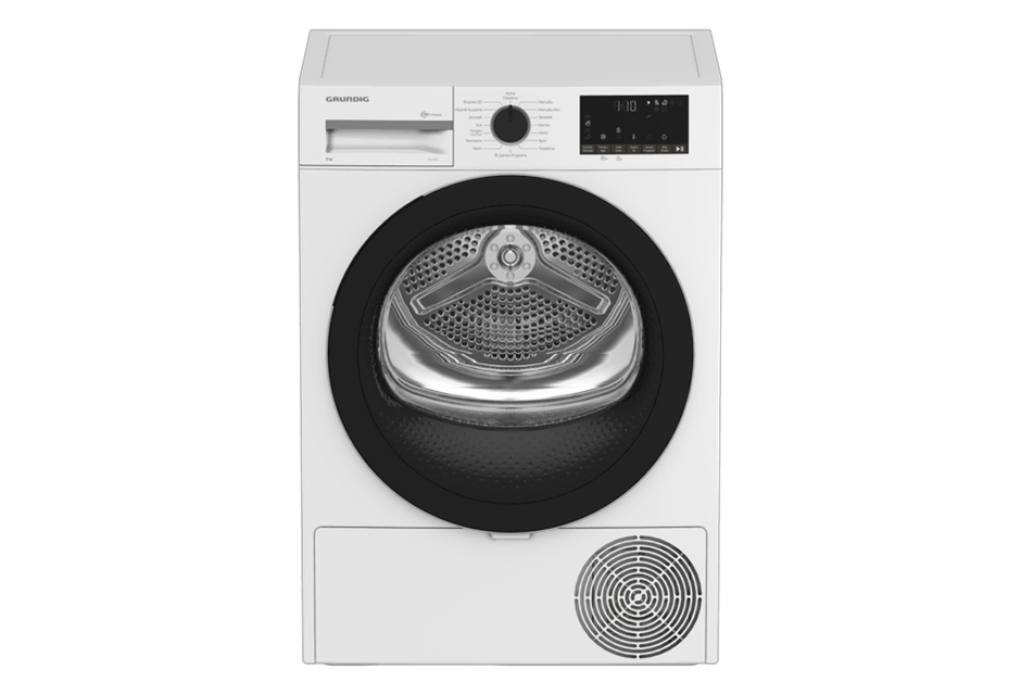 Grundig Gpdh 9554 9 Kg Beyaz Çamaşır Kurutma Makinesi (D)