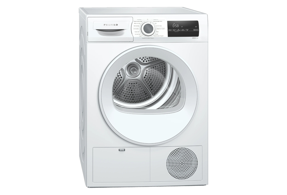 Profilo Km 8612 Htr Beyaz 8Kg Çamaşır Kurutma Makinesi (D)