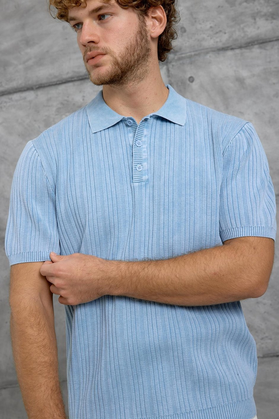 Bebe Mavisi DP OVERSIZE POLO YAKA TSHIRT