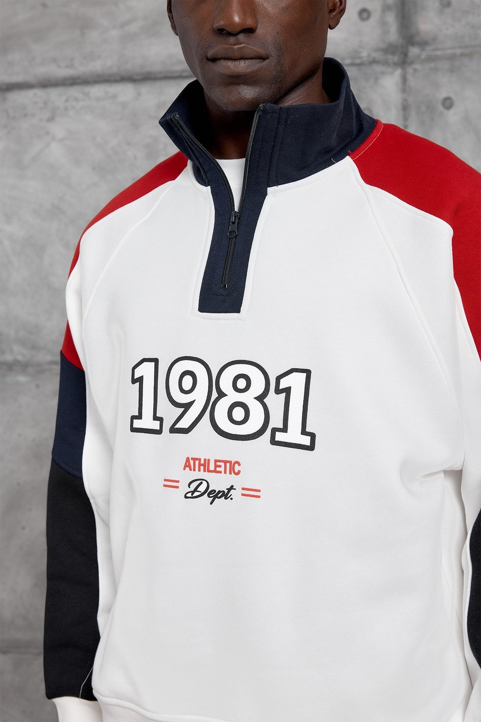 Beyaz 1981 BASKI OVERSIZE EŞOFMAN TAKIMI