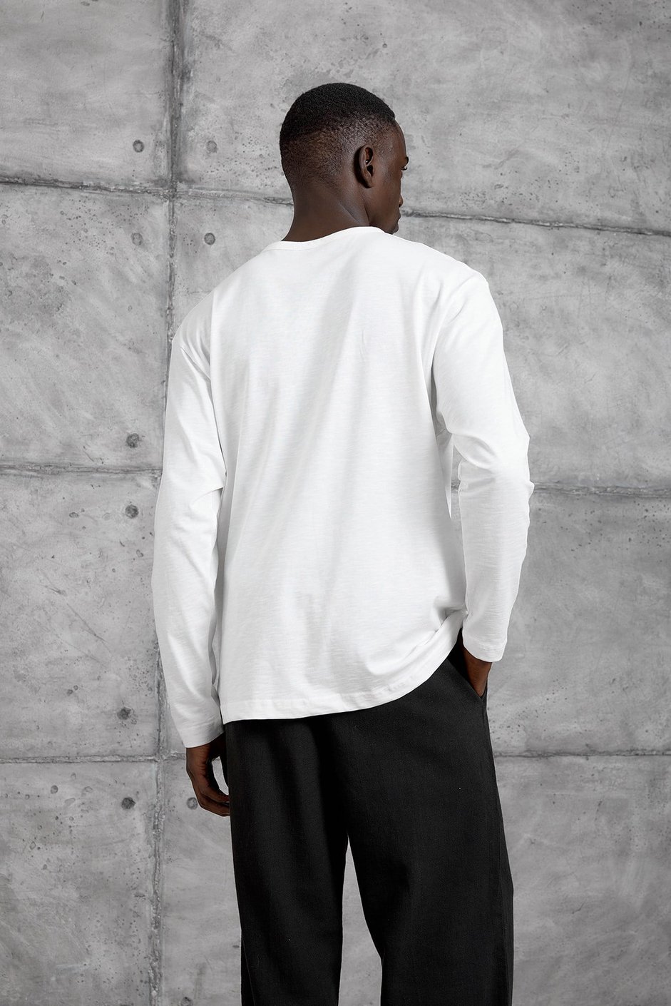 Beyaz DÜĞMELİ OVERSIZE SWEATSHIRT