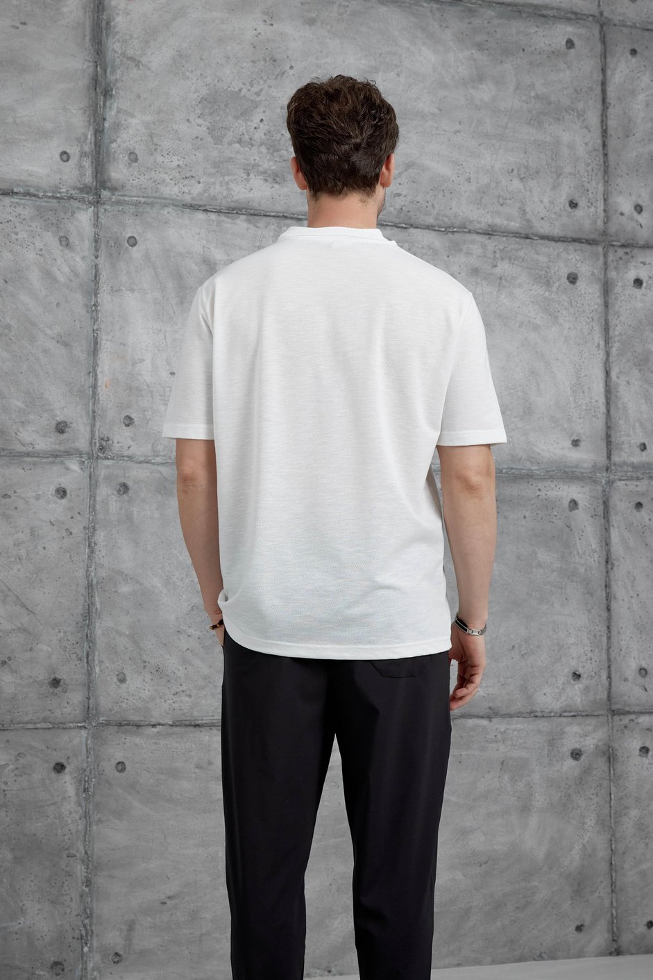 Beyaz Mrk Polo Yaka  Tshirt