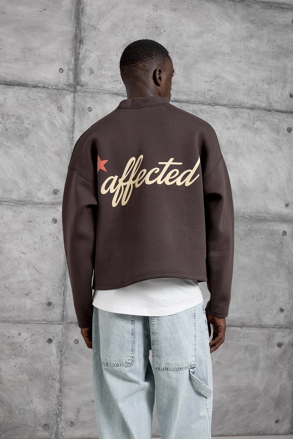 Bordo ARKA DETAY OVERSIZE SWEATSHIRT