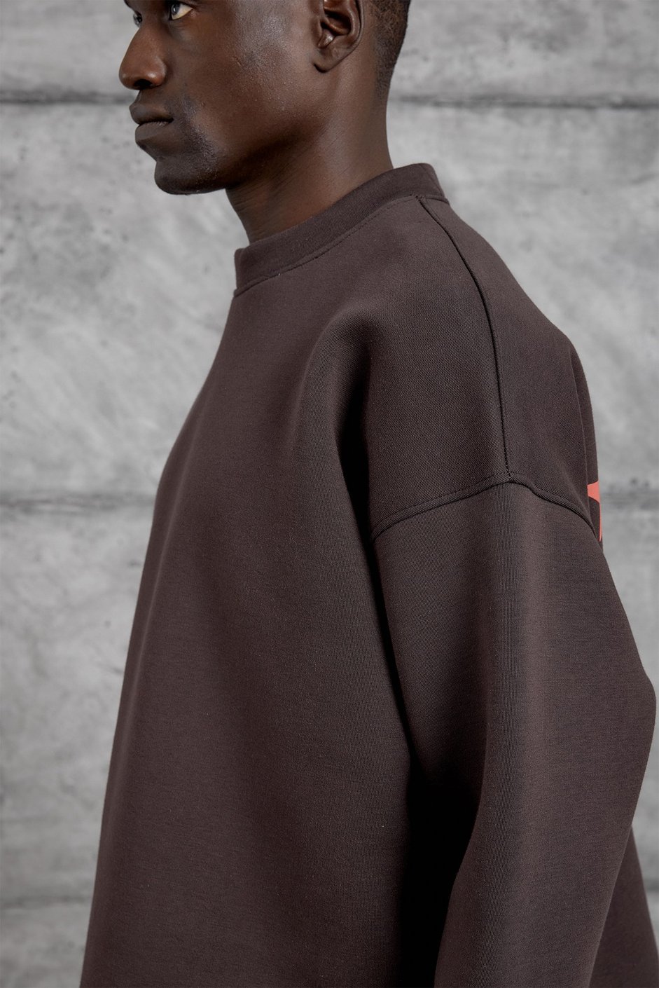 Bordo ARKA DETAY OVERSIZE SWEATSHIRT