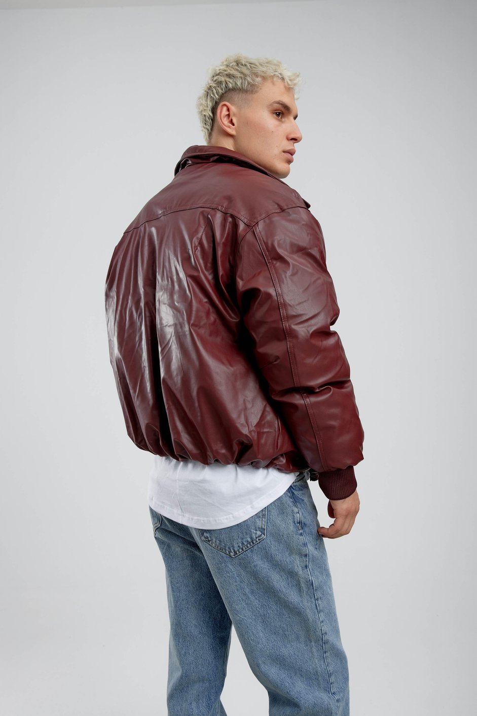 Bordo Bomber Deri Mont