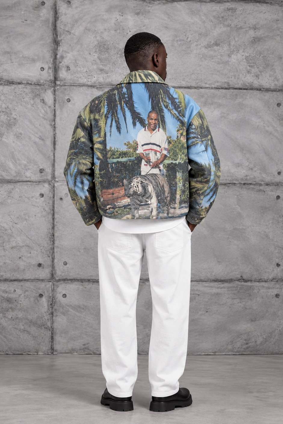 DESENLİ OVERSIZE CEKET