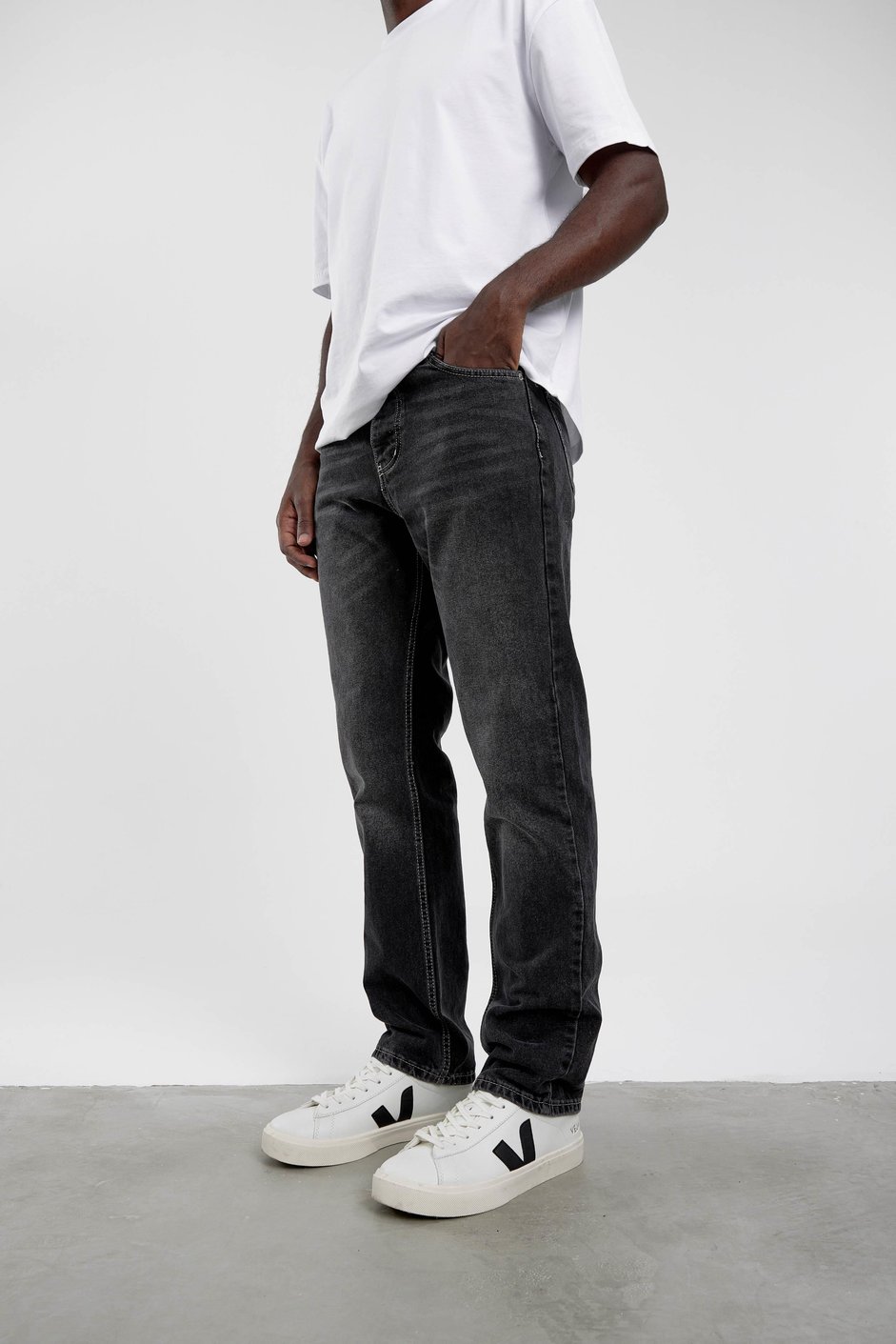 Füme KP-630-1 Baggy Taşlamalı Jean