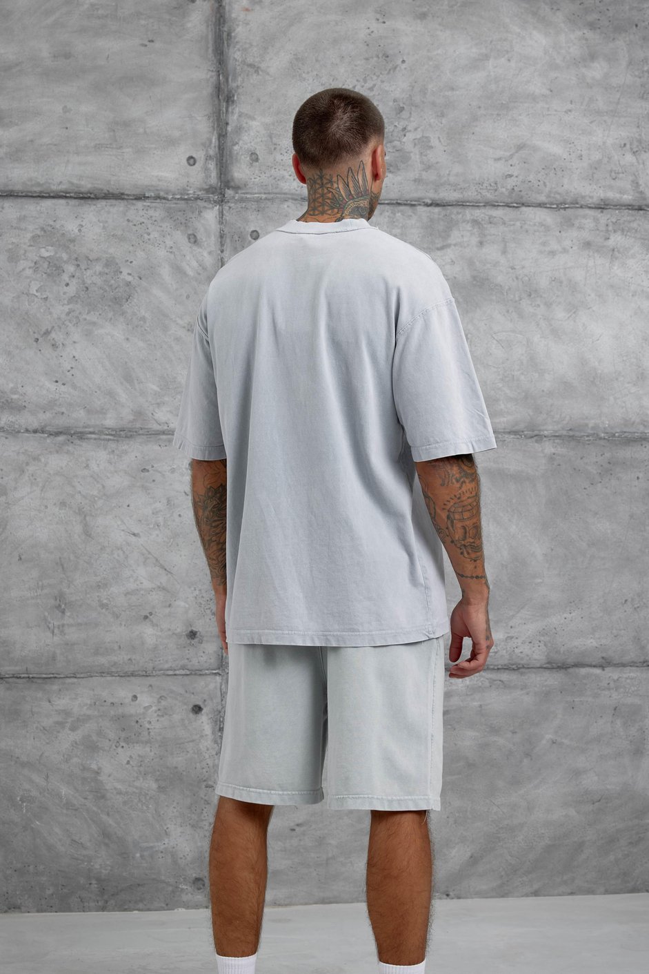 Gri Basic Oversize Tshirt