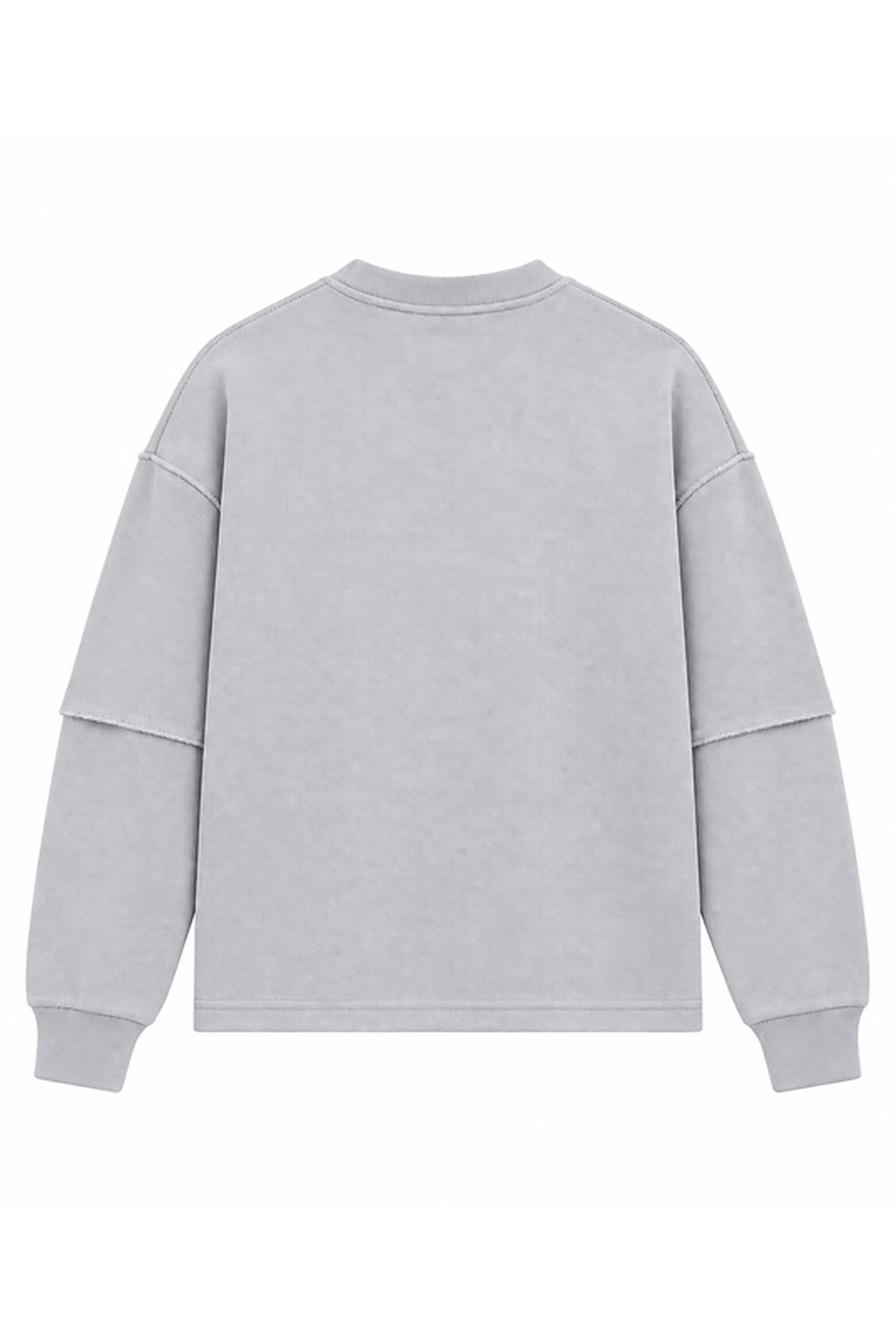 Gri DREAMS BASKI DOKUMA KUMAŞ OVERSIZE SWEATSHIRT