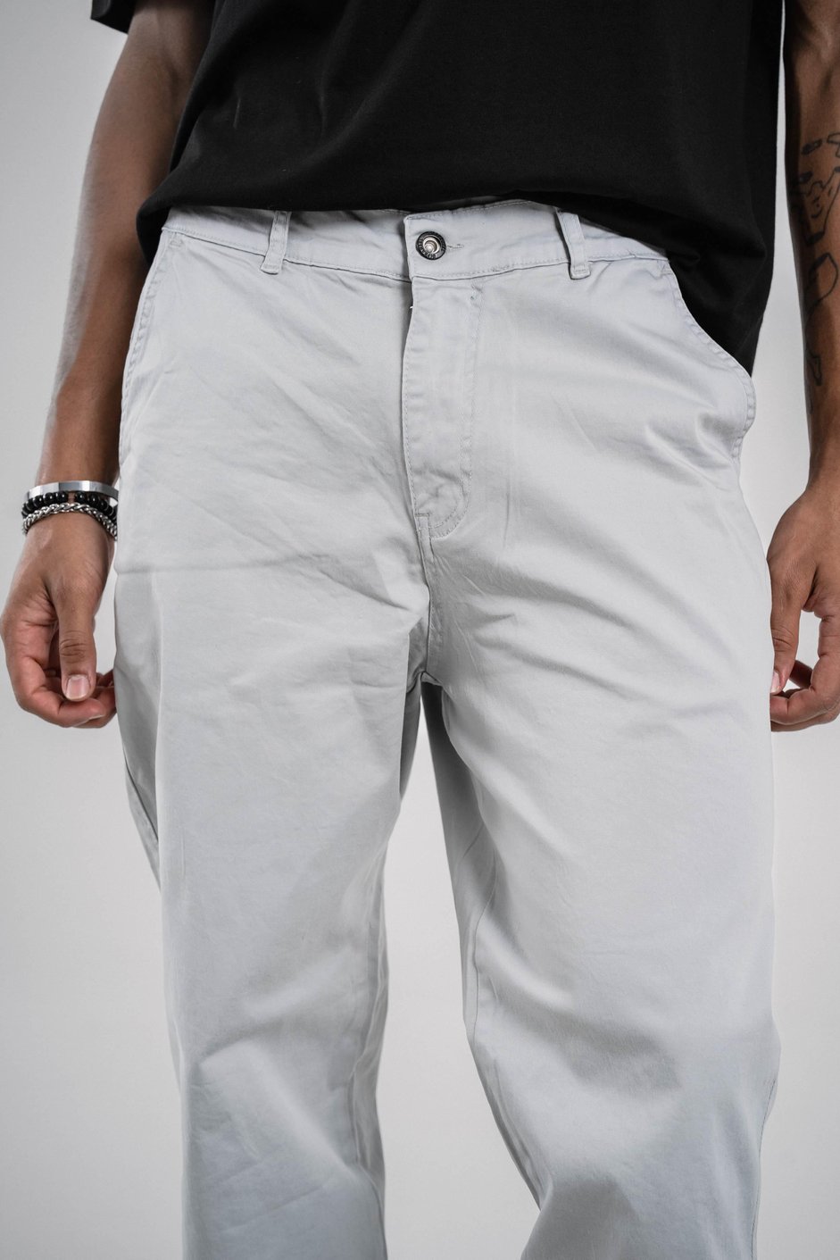 Gri Gabardin Pantolon