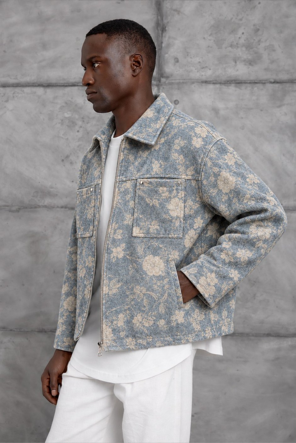 Haki DESENLİ OVERSIZE CEKET