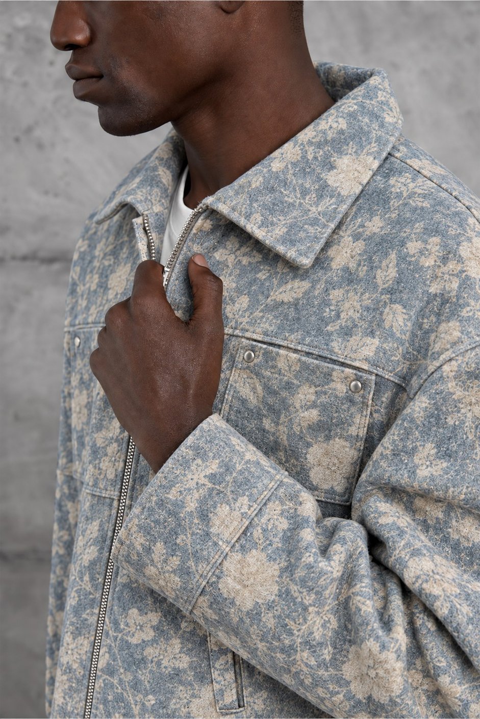 Haki DESENLİ OVERSIZE CEKET