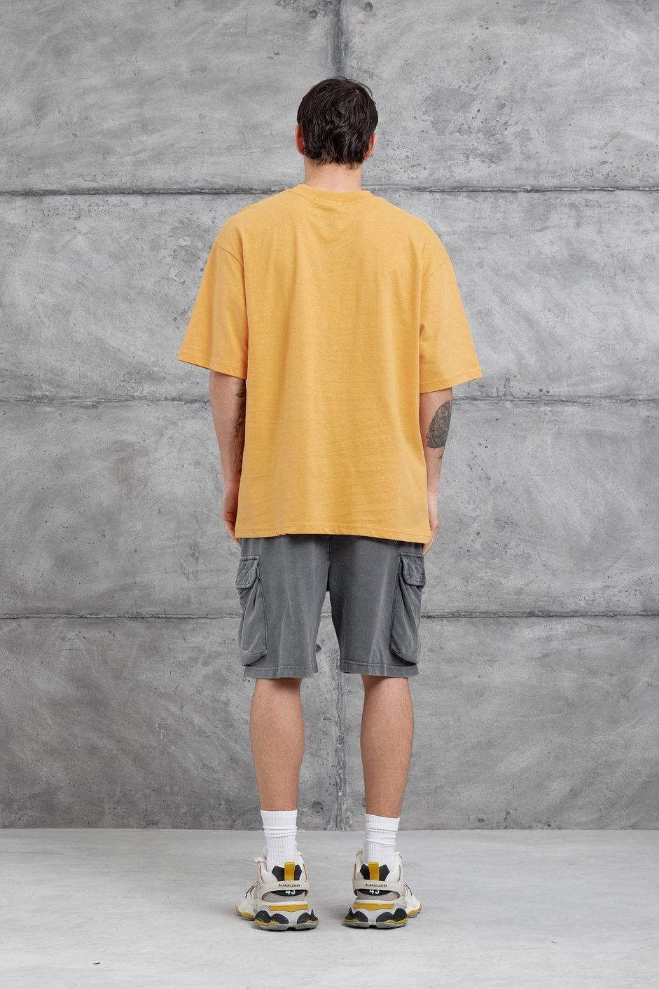 Hardal Dont Look At My Tshirt Yazılı Oversize Tshirt