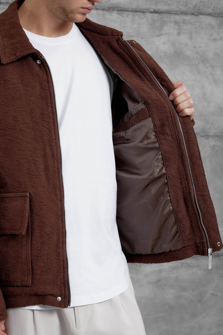 Kahverengi Gst Oversize Ceket