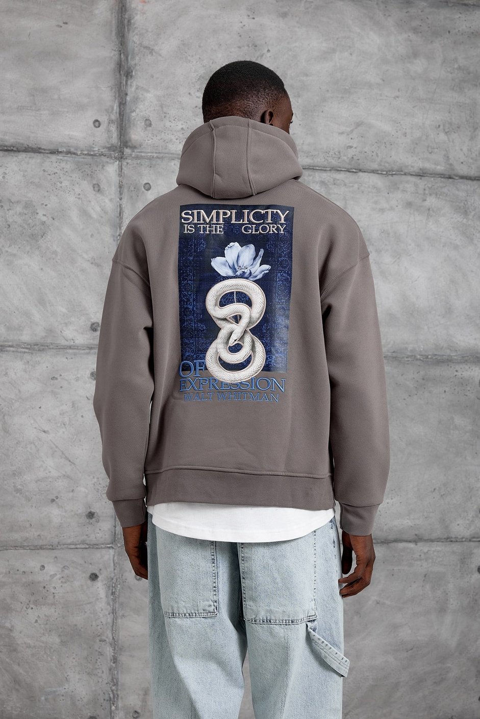 Kahverengi NAKIŞ DETAY OVERSIZE SWEATSHIRT