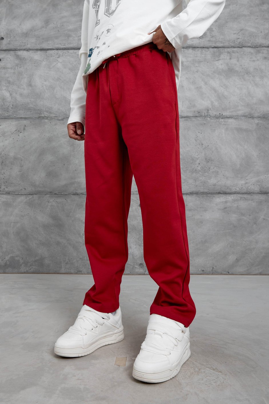 Kırmızı Basic Model Eşofman