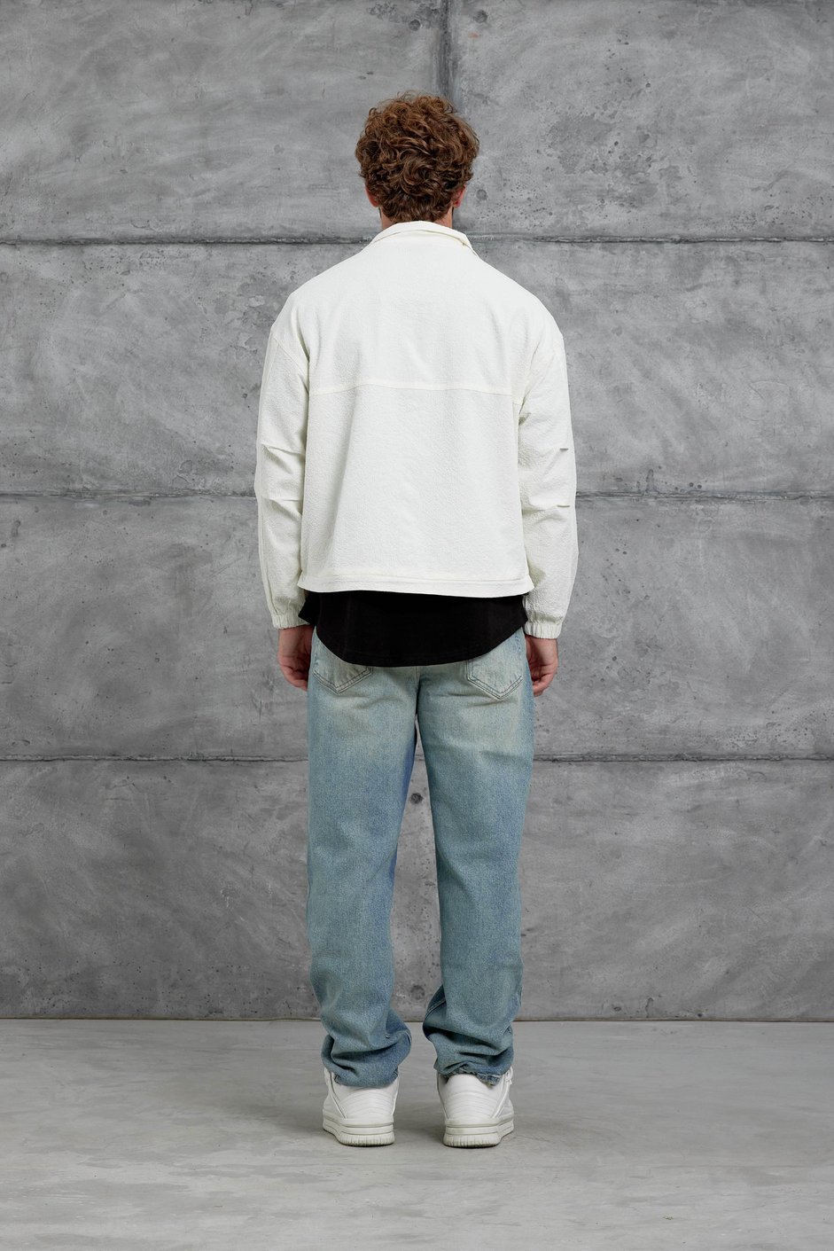 Krem 251 Mevsimlik Oversize Ceket