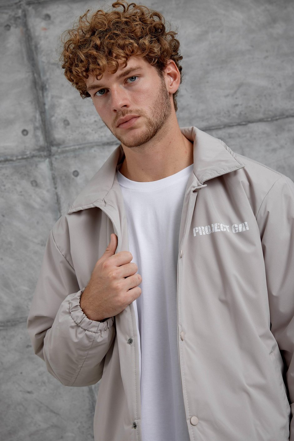 Krem Nmrc Mevsimlik Oversize Ceket