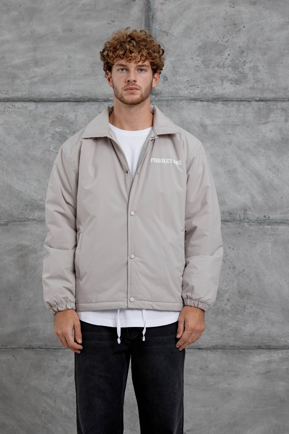 Krem Nmrc Mevsimlik Oversize Ceket