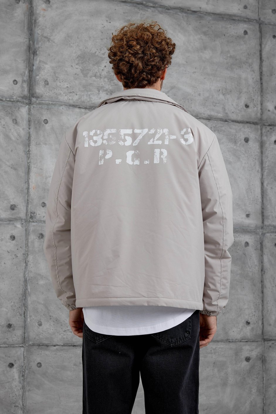 Krem Nmrc Mevsimlik Oversize Ceket
