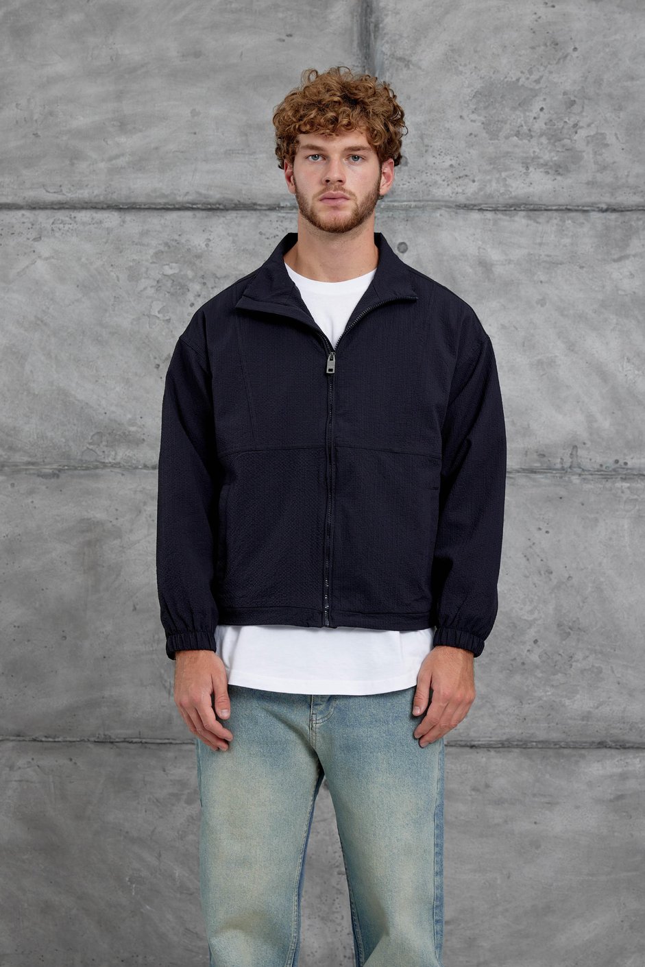 Lacivert 251 Mevsimlik Oversize Ceket