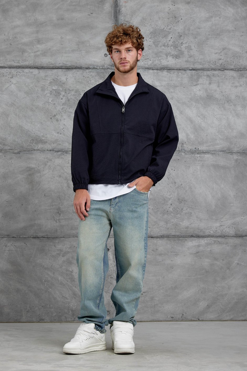 Lacivert 251 Mevsimlik Oversize Ceket