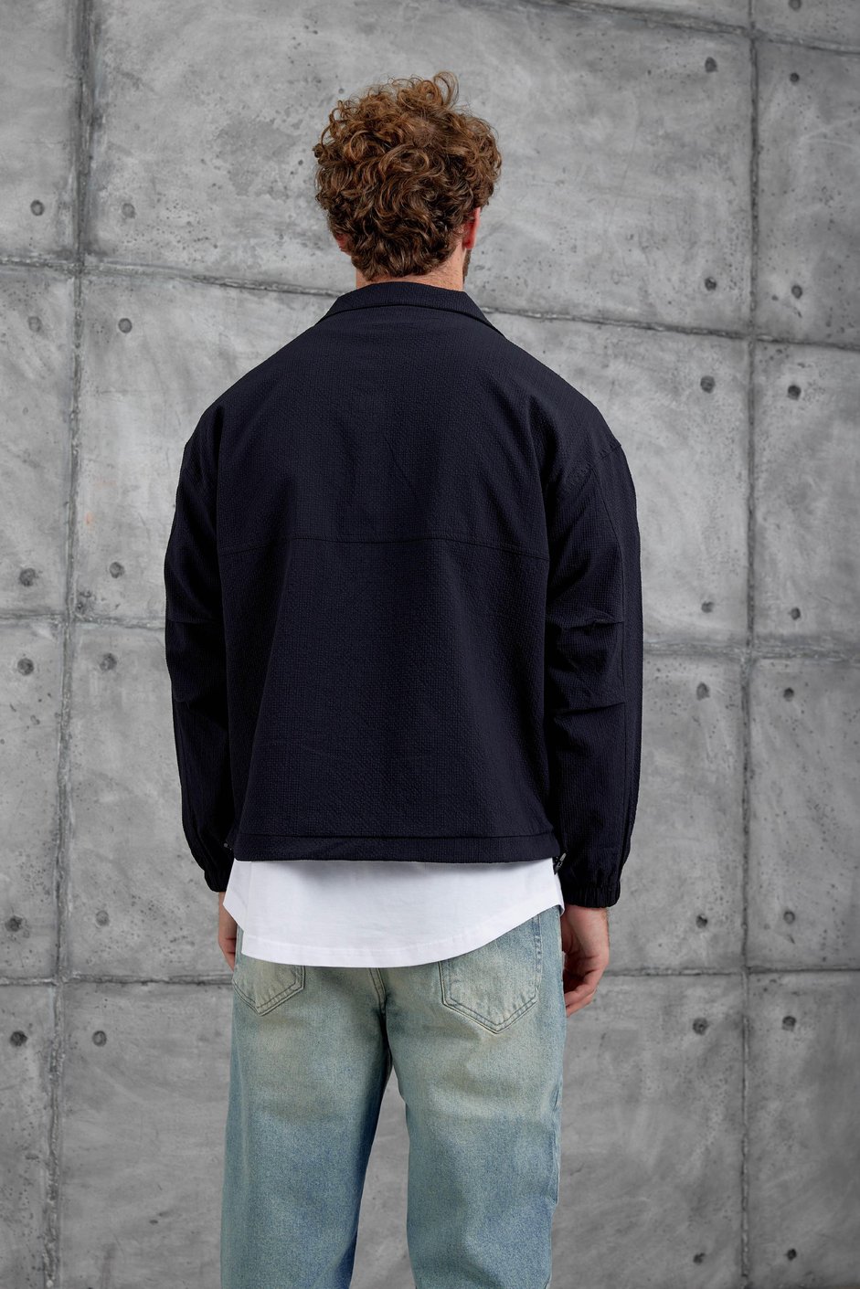 Lacivert 251 Mevsimlik Oversize Ceket
