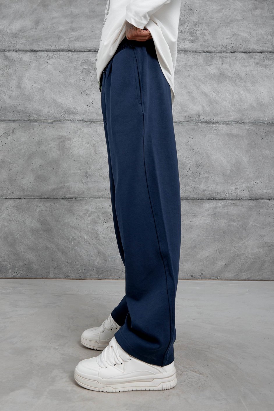 Lacivert Basic Model Eşofman