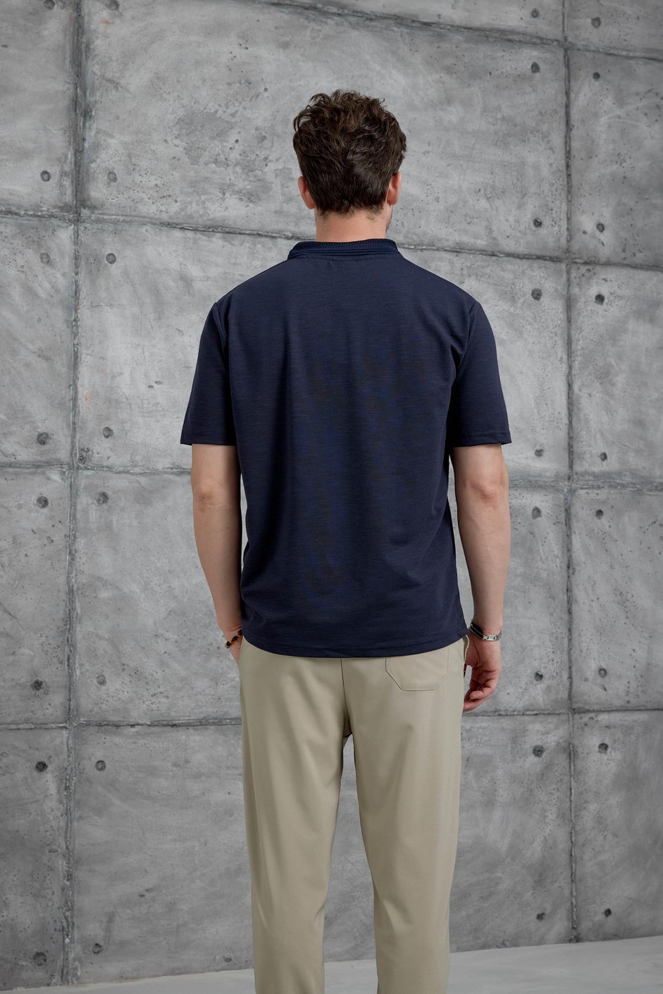 Lacivert Mrk Polo Yaka  Tshirt