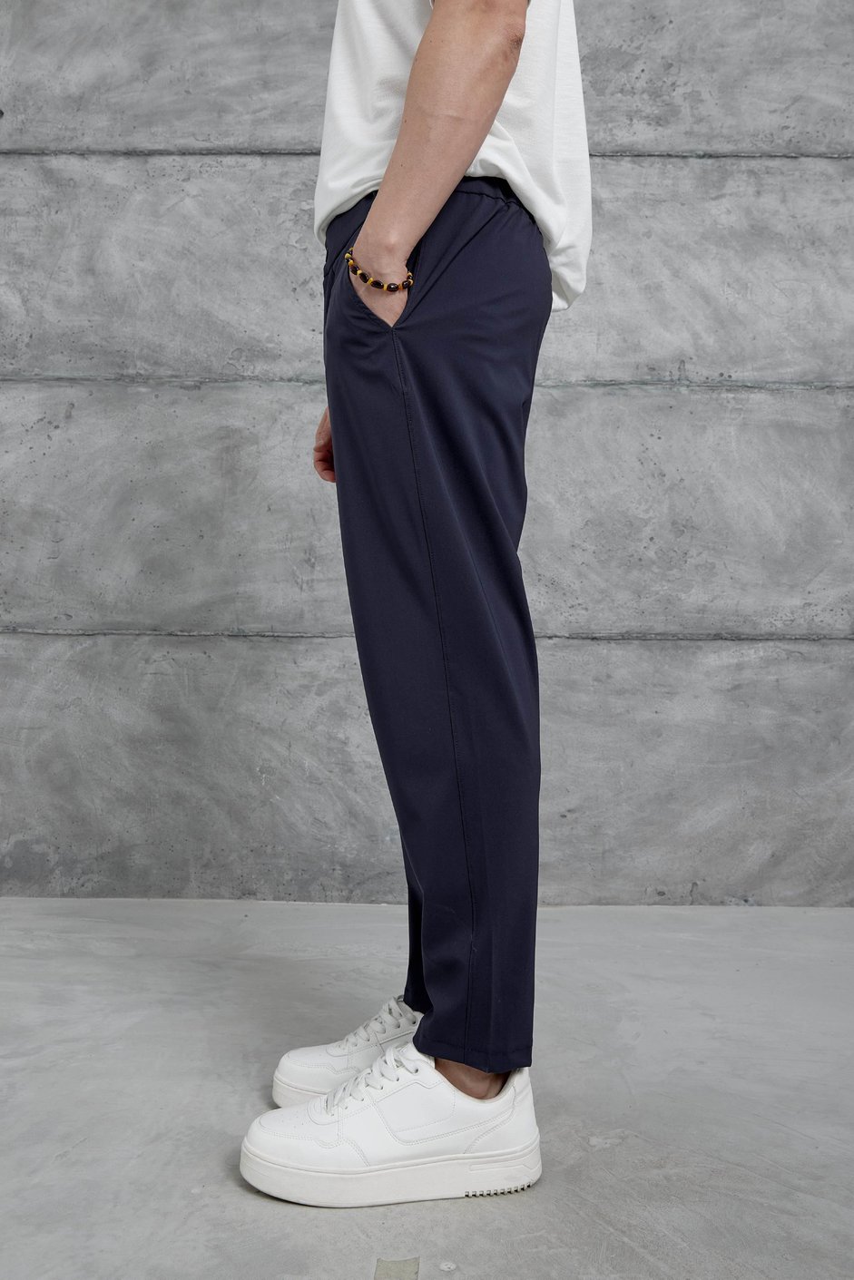 Lacivert Nmrc Paraşüt Kumaş Boyfriend Pantolon